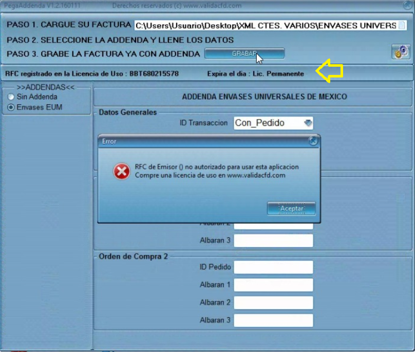Nov22_2019 (error al agregar addenda).png